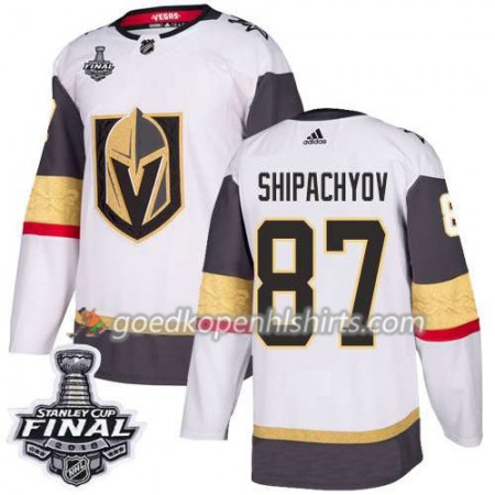 Vegas Golden Knights Vadim Shipachyov 87 2018 Stanley Cup Final Patch Adidas Wit Authentic Shirt - Mannen